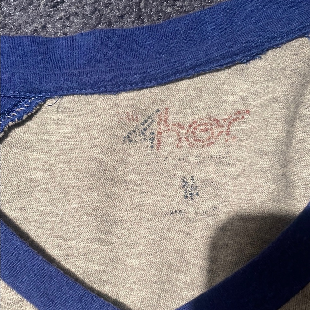 Kansas City Royals Raglan Shirt - Blue and Gray - Picture 2 of 2